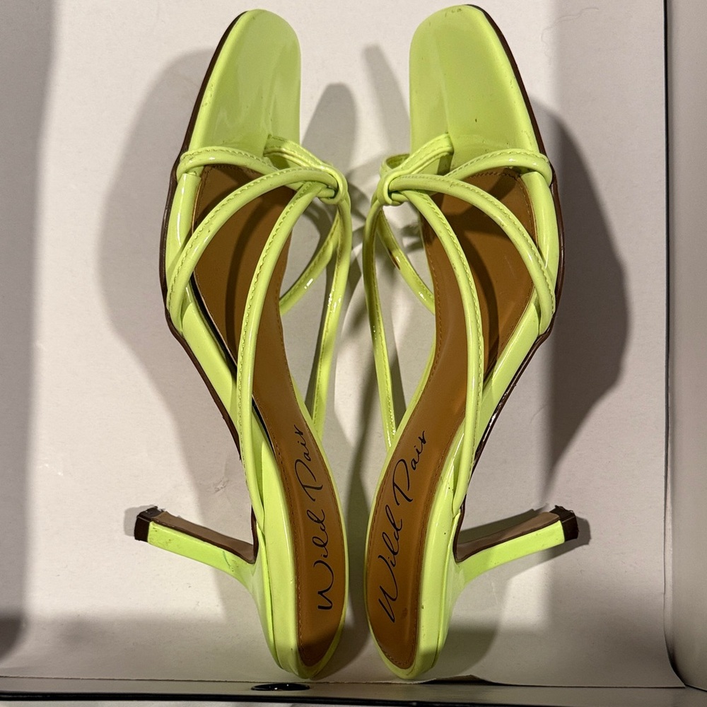 Wild Pair Bright Yellow Women's Sandals - Picture 3 of 7